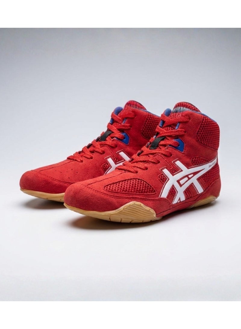 Spall Boxing Shoes Bodybuilding Wrestling Fight Boots Comfortable Movement High Traction Sports Footwear MMA Muay Thai Weightlifting Athletic Equipment Walking Running Gym - Image 3